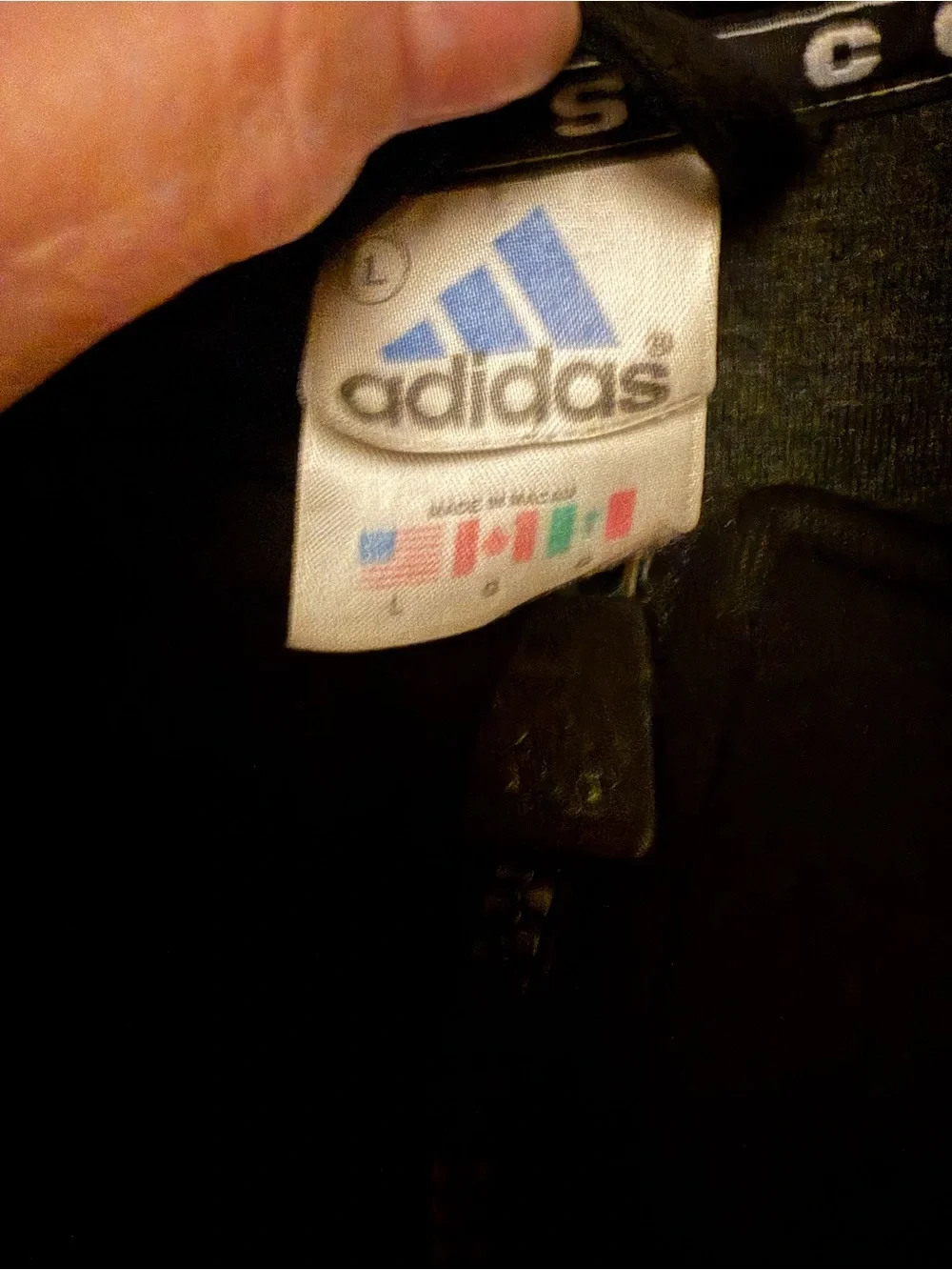 Adidas Vintage Late 90s / Y2K Adidas Soccer Track Jacket - Made in Macau Size L